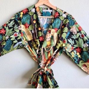 Jackets & Coats - Frida Khalo Kimono Jackets & Coats - Frida Khalo Kimono